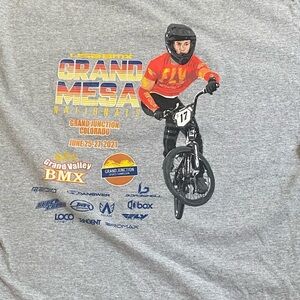 USA BMX Shirt, Grey, XL